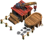 Flying Fortress Yard (Clan Capital) level 2